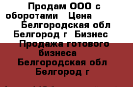 Продам ООО с оборотами › Цена ­ 100 000 - Белгородская обл., Белгород г. Бизнес » Продажа готового бизнеса   . Белгородская обл.,Белгород г.